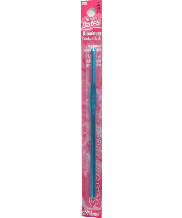 Susan Bates Silvalume 5.5" Crochet Hook-Needles-Susan Bates-US H, 5.0 mm-Alpaca Direct