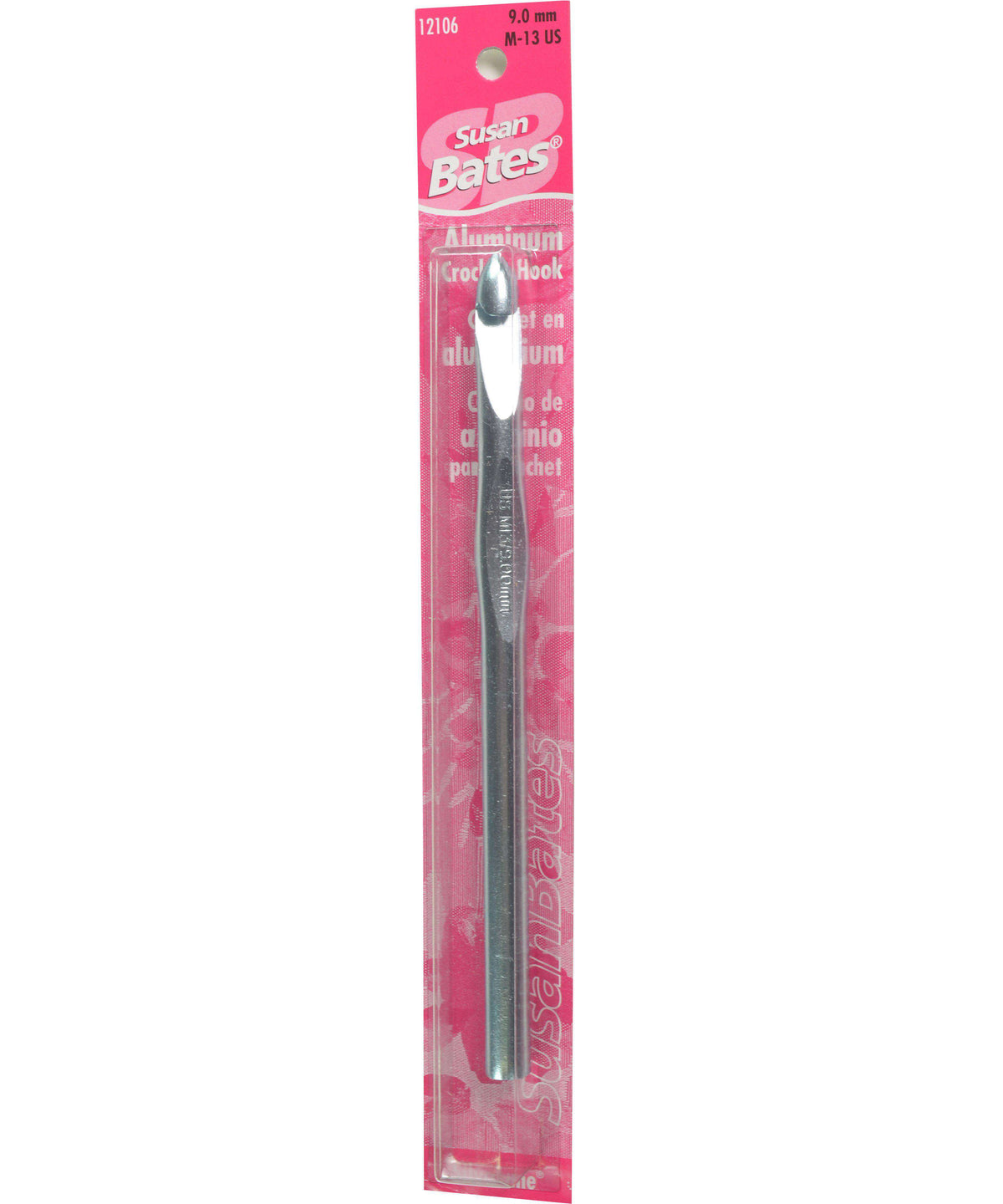 Susan Bates Silvalume 5.5" Crochet Hook-Needles-Susan Bates-US M, 9.0 mm-Alpaca Direct