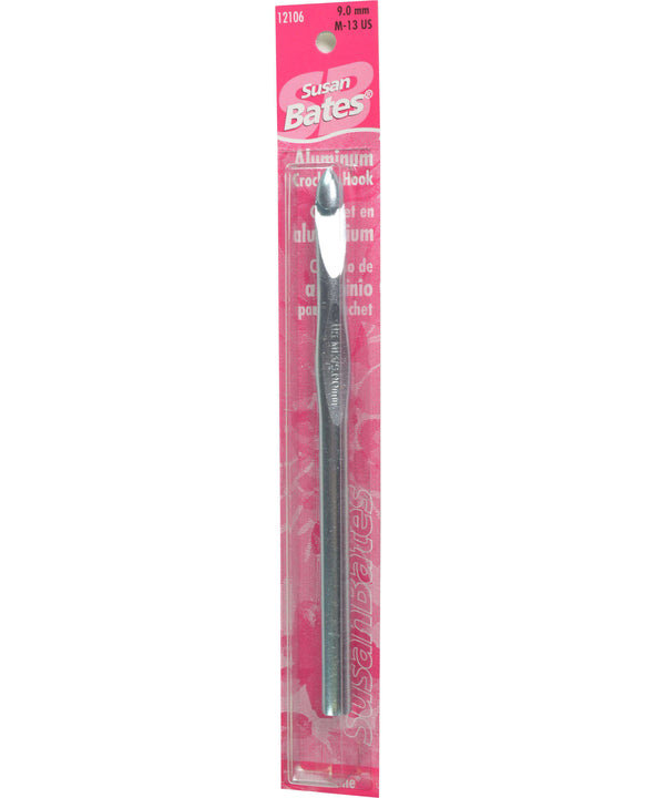 Susan Bates Silvalume 5.5" Crochet Hook-Needles-Susan Bates-US M, 9.0 mm-Alpaca Direct