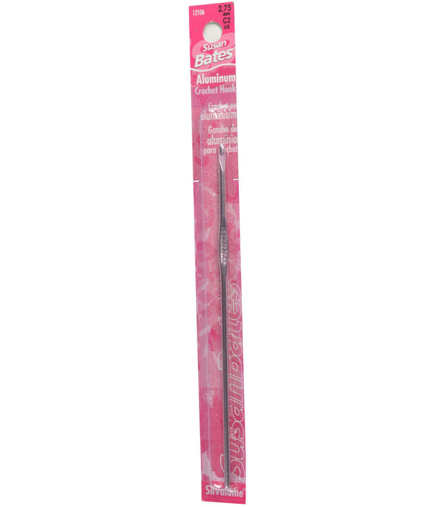 Susan Bates Silvalume 5.5" Crochet Hook-Needles-Susan Bates-US B, 2.25 mm-Alpaca Direct