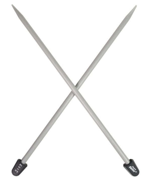 Quick Silver 10" Single Point Knitting Needles-Needles-Susan Bates-US 10, 6.00mm-Alpaca Direct