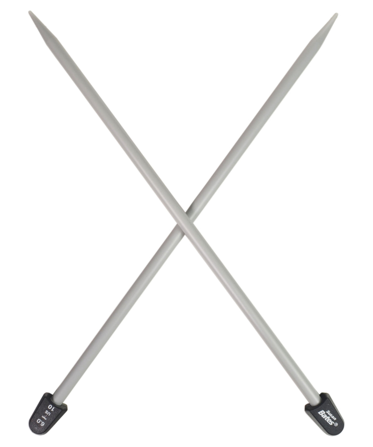 Quick Silver 10&quot; Single Point Knitting Needles-Needles-Susan Bates-US 10, 6.00mm-Alpaca Direct