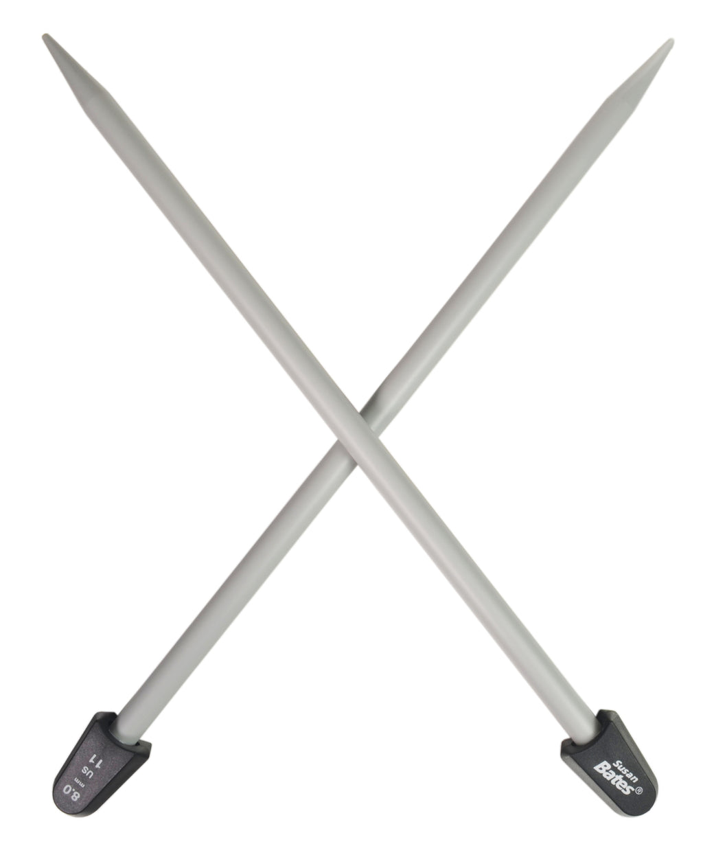 Quick Silver 10" Single Point Knitting Needles-Needles-Susan Bates-US 11, 8.00mm-Alpaca Direct