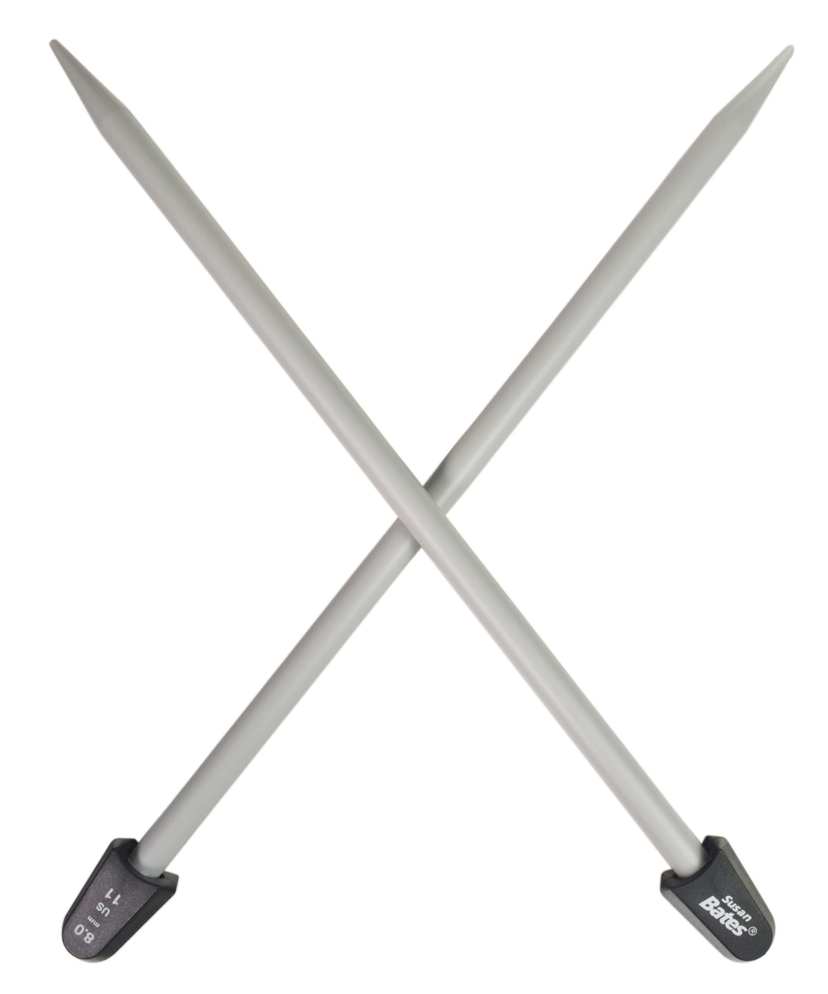 Quick Silver 10&quot; Single Point Knitting Needles-Needles-Susan Bates-US 11, 8.00mm-Alpaca Direct