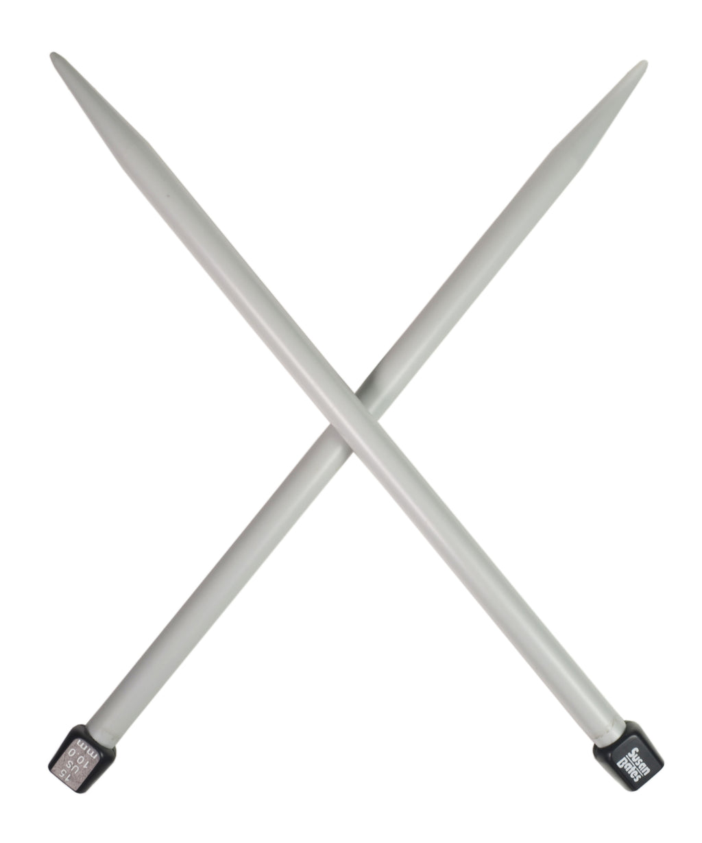 Quick Silver 10" Single Point Knitting Needles-Needles-Susan Bates-US 15, 10.00mm-Alpaca Direct