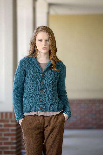 Tallulah Cardigan by Amy Gunderson-Patterns-Universal Yarns-Alpaca Direct