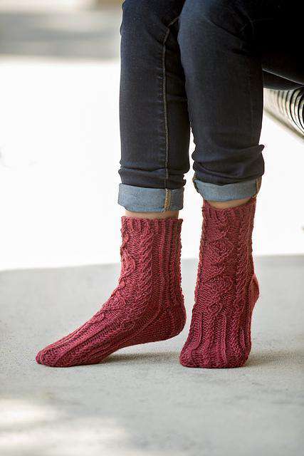 Tillery Socks by Amy Gunderson-Patterns-Universal Yarns-Alpaca Direct