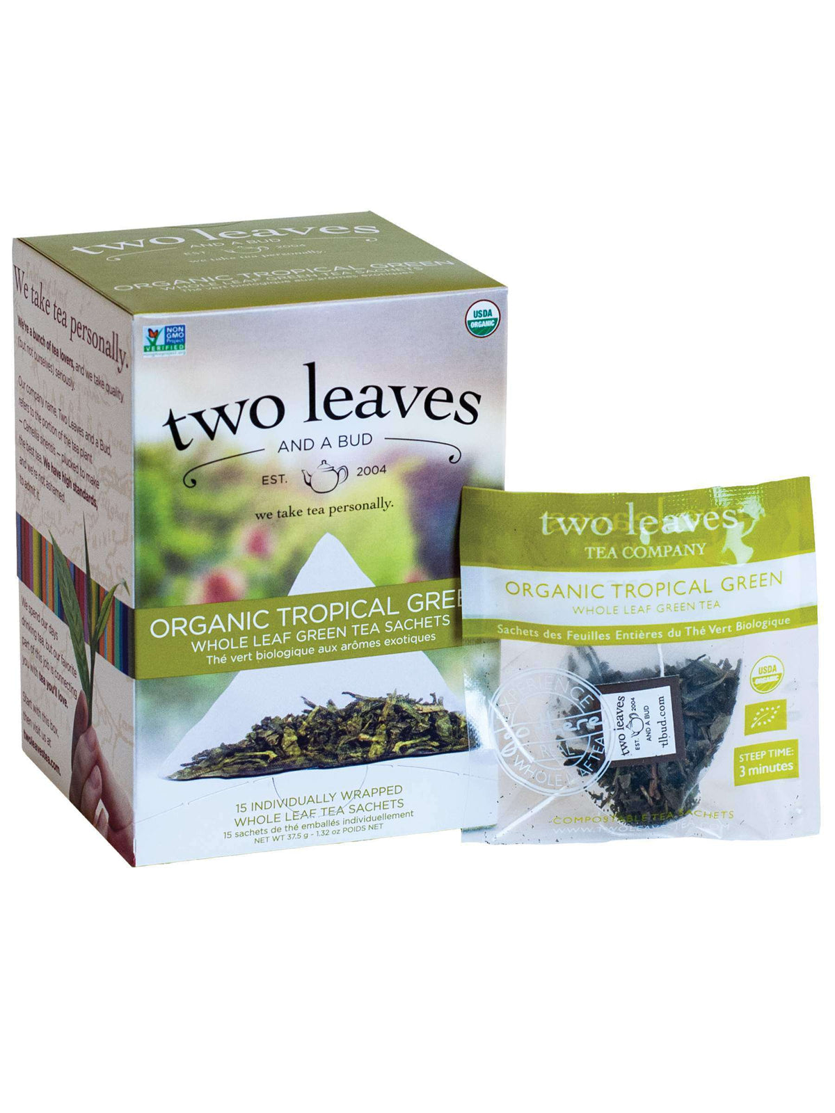Two Leaves and a Bud Organic Tropical Green Tea-Tea-Two Leaves and a Bud-Alpaca Direct