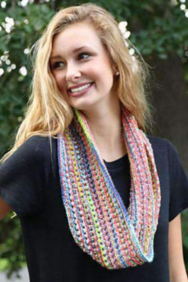 Eyelet Cowl by Plymouth Yarn Design Studio-Patterns-Plymouth Yarn-Alpaca Direct Main image
