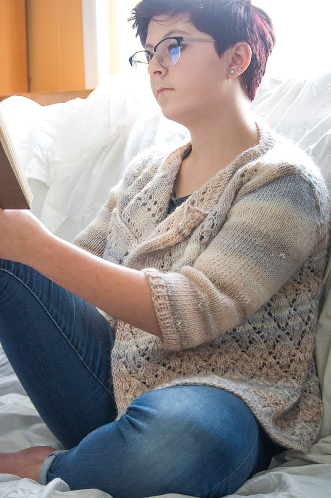 Wrapped in Lace Cardigan by Meghan Jones *Pattern*-Patterns-Meghan Jones-Alpaca Direct