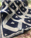 A Thin Blue Line Afghan by Susan Melka For Alpaca Direct *Pattern*-Patterns-Alpaca Direct-Alpaca Direct