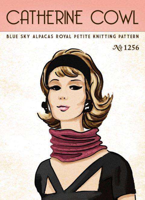 Blue Sky Alpacas Royal Petites Catherine Cowl PATTERN ONLY-Patterns-Blue Sky Alpacas-Alpaca Direct