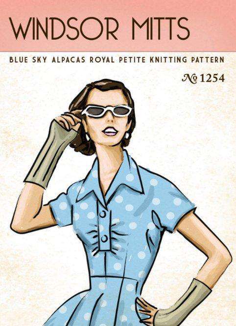 Blue Sky Alpacas Royal Petites Windsor Mitts PATTERN ONLY-Patterns-Blue Sky Alpacas-Alpaca Direct