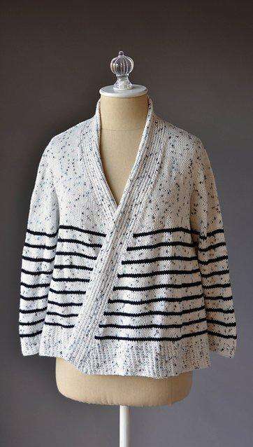 Grand Staff Cardi by Amy Gunderson *Universal Pattern*-Patterns-Universal Yarns-Alpaca Direct Main image