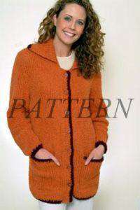 Alpaca Boucle Coat Pattern-Patterns-Plymouth Yarn-Alpaca Direct