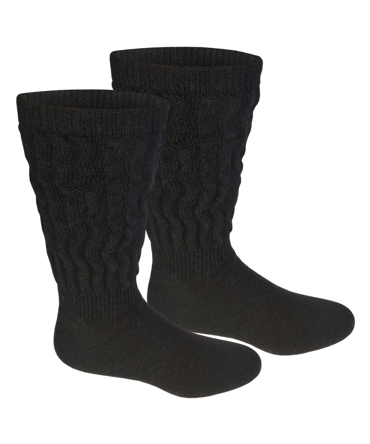 Alpaca Diabetic Socks-Socks-Alpaca Direct-Large-Black-Alpaca Direct