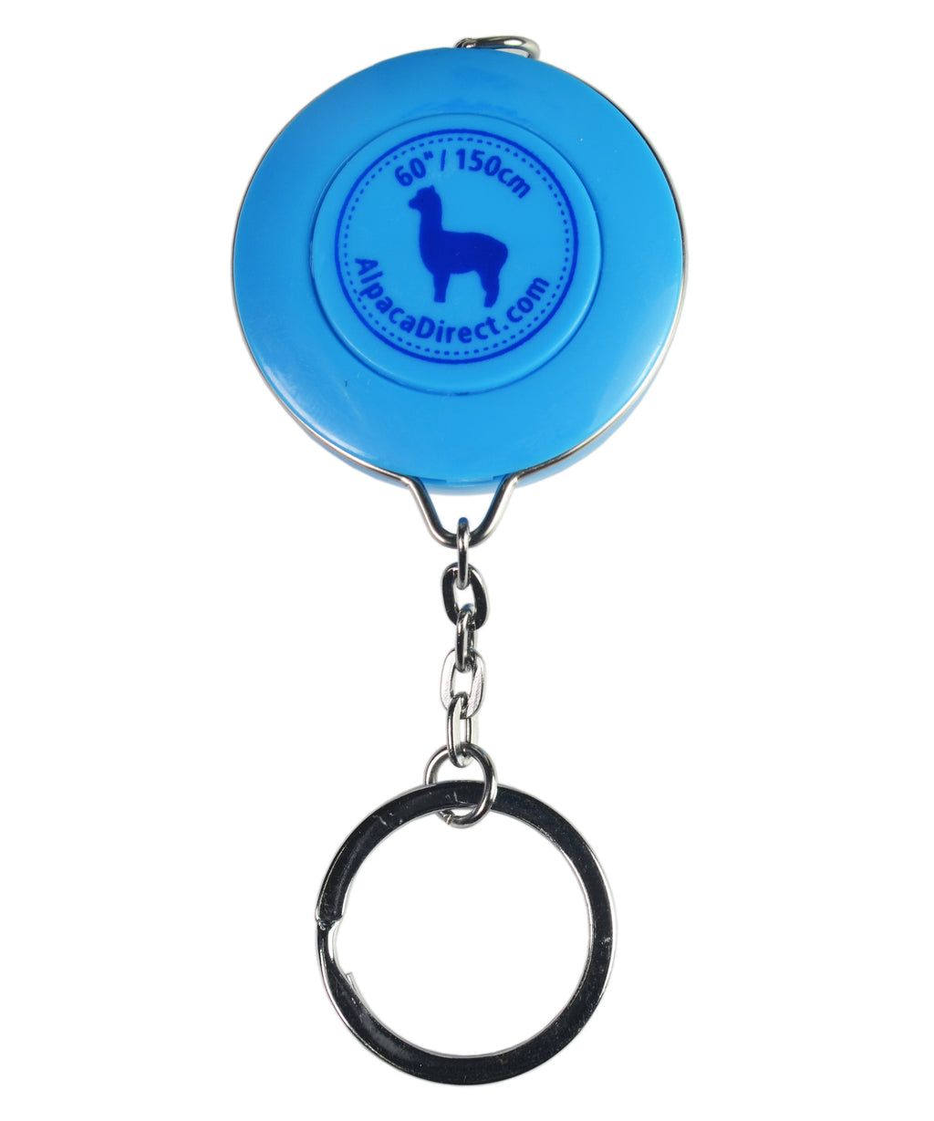Alpaca Direct 60" Tape Measure with Keychain-Notions-Alpaca Direct-Blue-Alpaca Direct