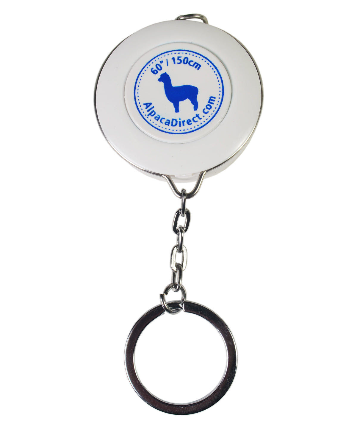 Alpaca Direct 60&quot; Tape Measure with Keychain-Notions-Alpaca Direct-White-Alpaca Direct