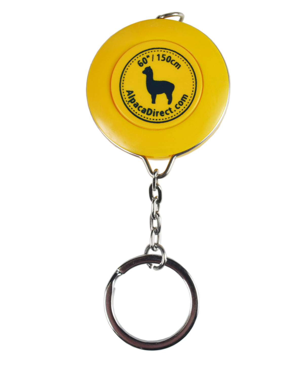 Alpaca Direct 60" Tape Measure with Keychain-Notions-Alpaca Direct-Yellow-Alpaca Direct