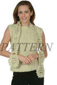 Alpaca DK Crochet Shell-Stitch Pattern-Patterns-Plymouth Yarn-Alpaca Direct