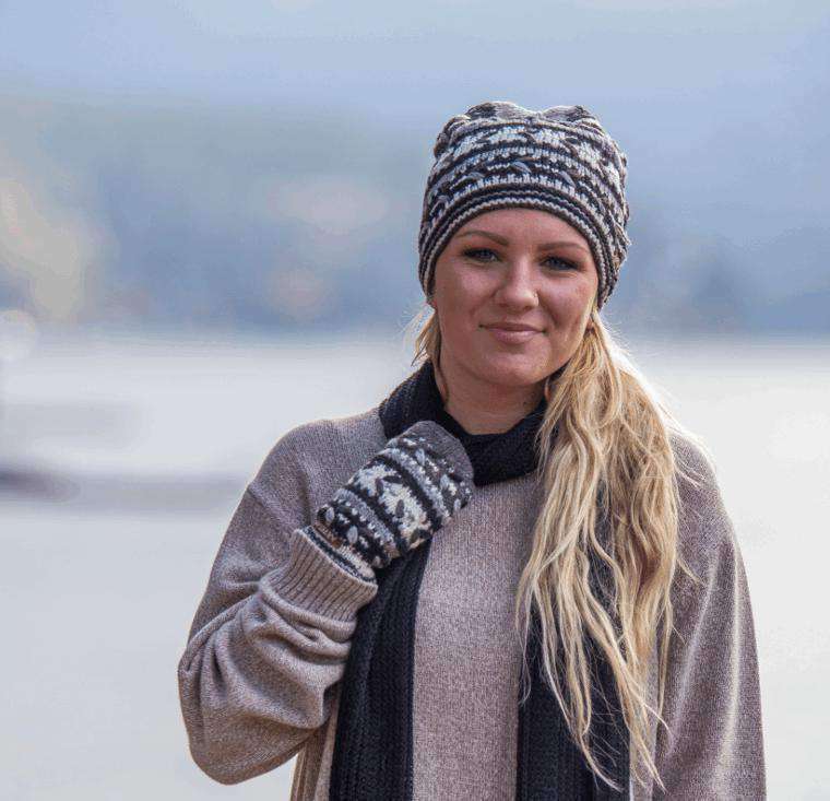 Alpaca Hat with Fleece Lining-Apparel-Alpaca Direct-Alpaca Direct