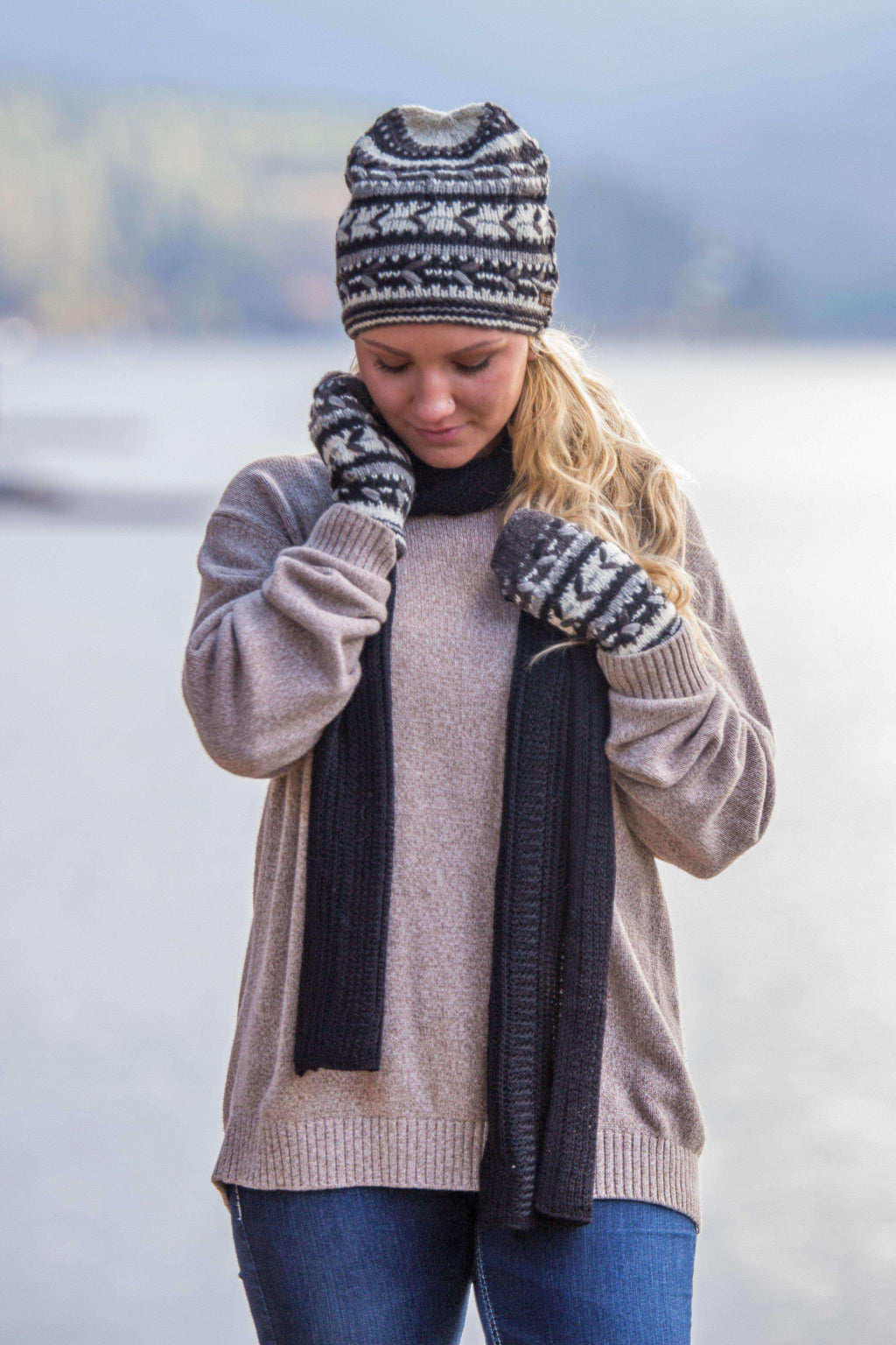 Alpaca Hat with Fleece Lining-Apparel-Alpaca Direct-Alpaca Direct