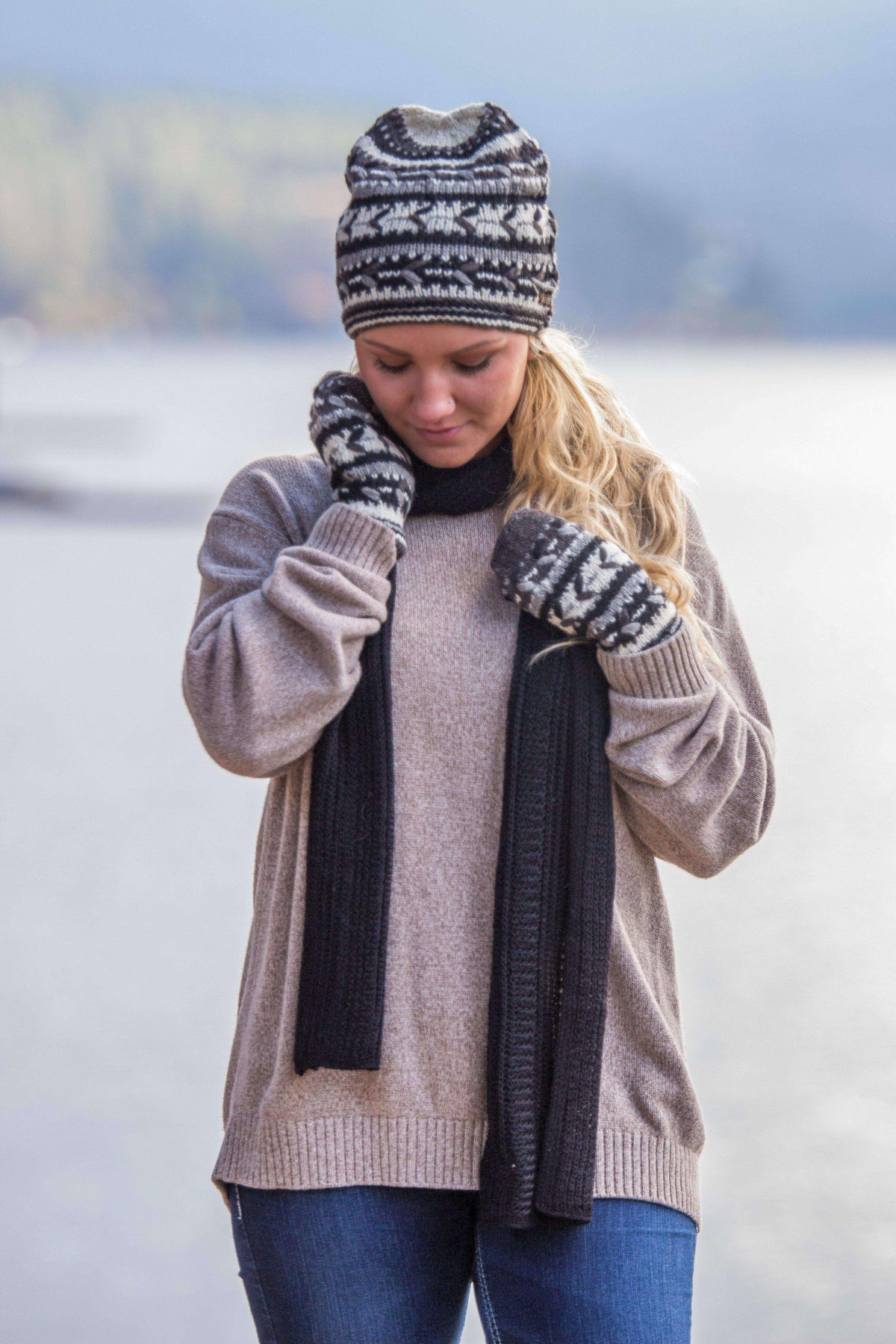 Alpaca Hat with Fleece Lining-Apparel-Alpaca Direct-Alpaca Direct