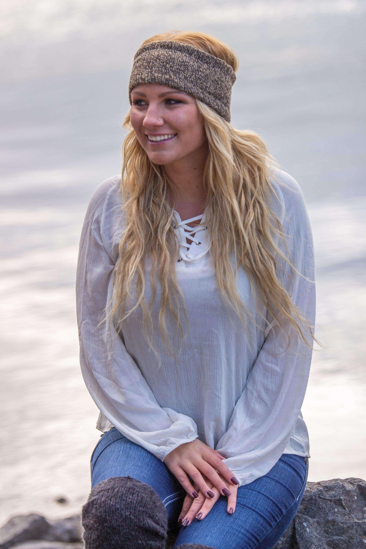 Alpaca Marled Headband-Apparel-Alpaca Direct-Alpaca Direct