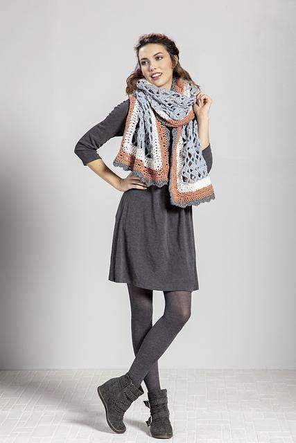 Alpine Wrap by Rachel Brockman-Patterns-Universal Yarns-Alpaca Direct