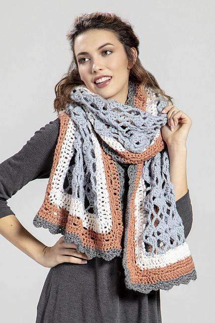 Alpine Wrap by Rachel Brockman-Patterns-Universal Yarns-Alpaca Direct
