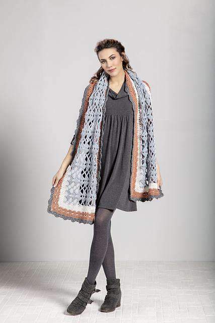 Alpine Wrap by Rachel Brockman-Patterns-Universal Yarns-Alpaca Direct