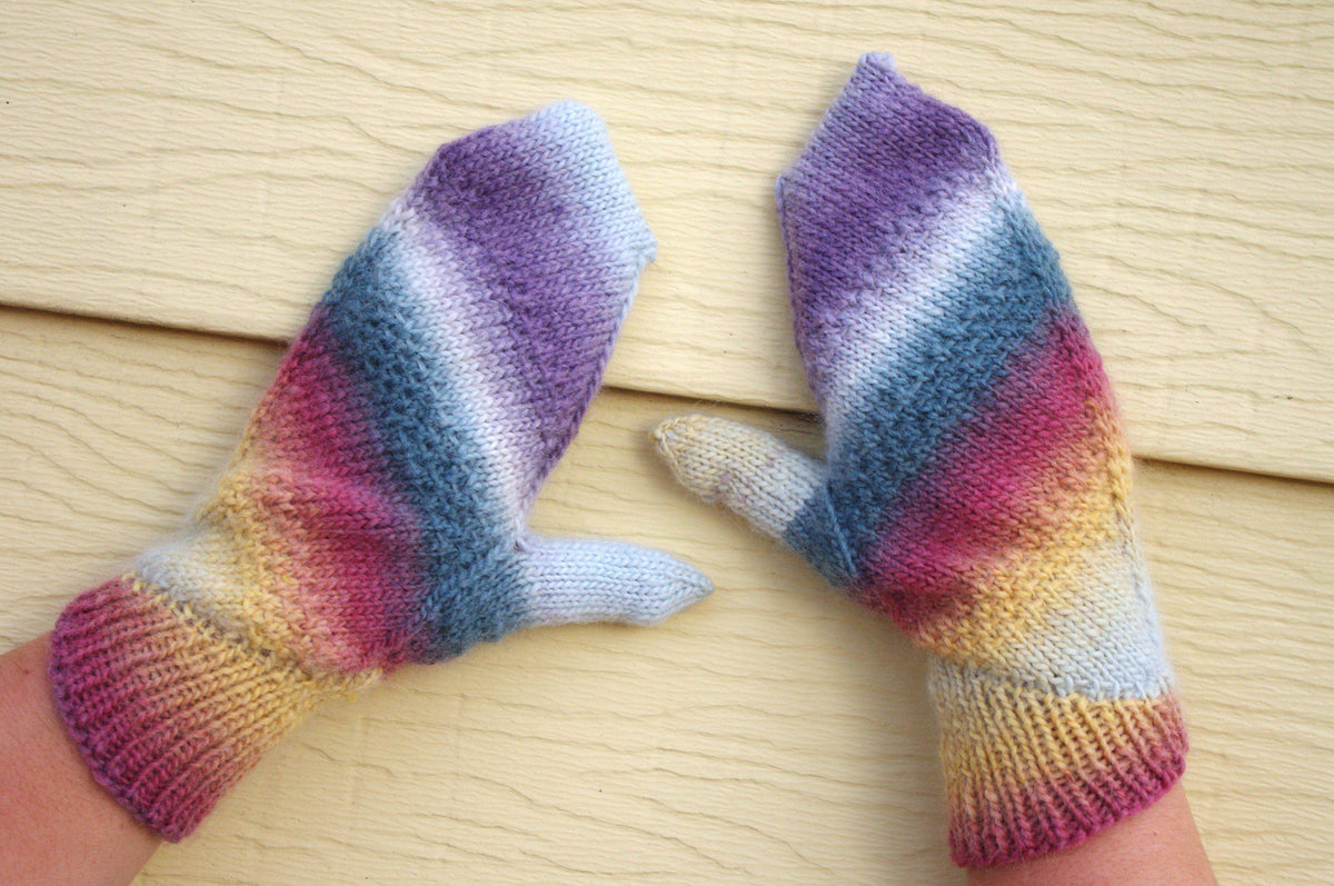 Aquarelle Mittens by Meghan Jones *Pattern*-Patterns-Meghan Jones-Alpaca Direct