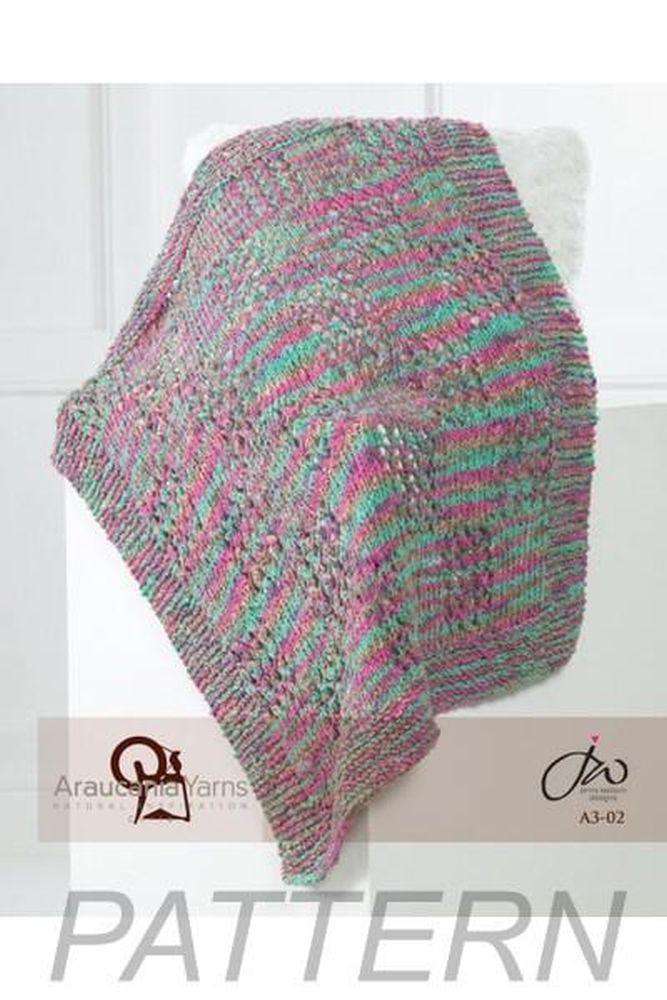 Araucania Yarns Arco Iris Small Lap Blanket PATTERN ONLY