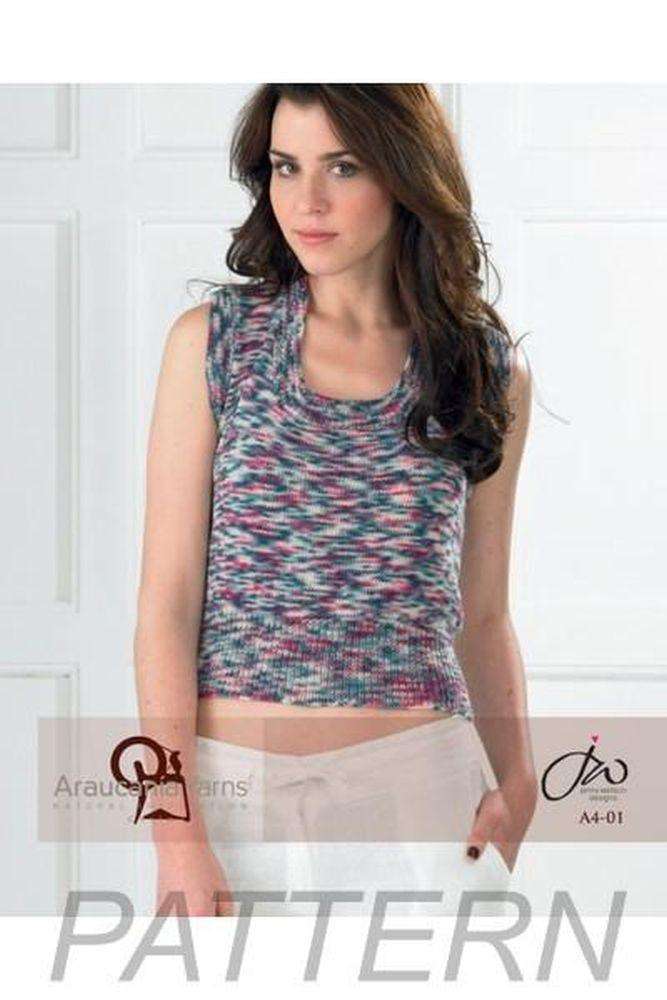 Araucania Yarns Huasco Cap-sleeved Top PATTERN ONLY-Patterns-Knitting Fever-Alpaca Direct