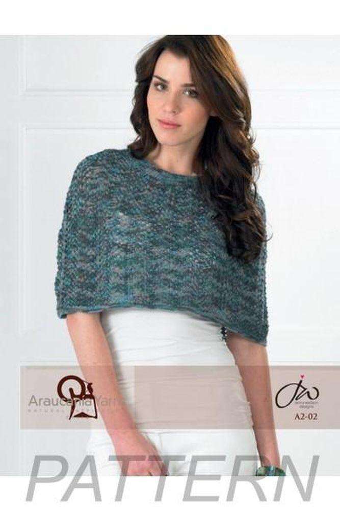 Araucania Yarns Ucayali Lace Poncho PATTERN ONLY-Patterns-Knitting Fever-Alpaca Direct