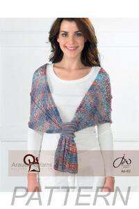 Araucania Yarns Yumbrel Lace Thread-through Wrap PATTERN ONLY-Patterns-Knitting Fever-Alpaca Direct