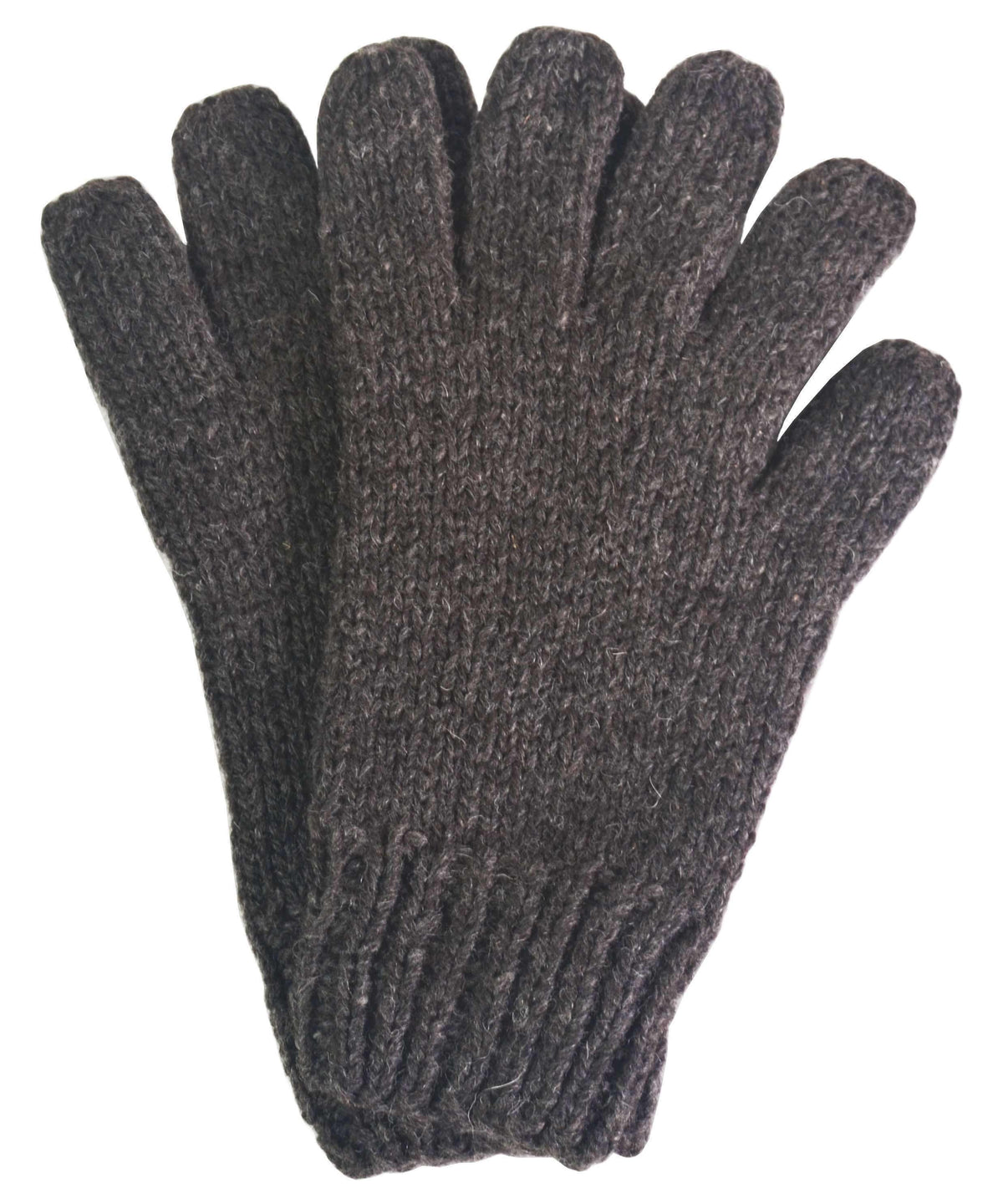 Men's Alpaca Gloves-Apparel-Alpaca Direct-One Size-Grey-Alpaca Direct