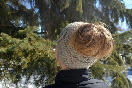 Ava Messy Bun Hat by Lara Simonson-Patterns-Alpaca Direct-Alpaca Direct