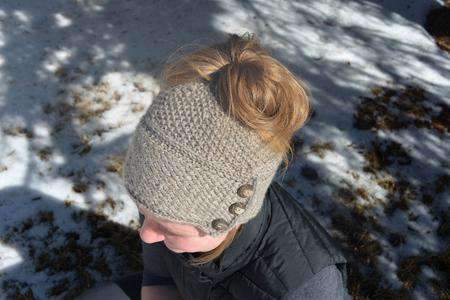 Ava Messy Bun Hat by Lara Simonson-Patterns-Alpaca Direct-Alpaca Direct