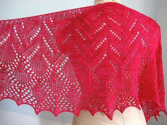 Baah Yarns Miss May Shawlette PATTERN ONLY-Patterns-Baah Yarns-Alpaca Direct