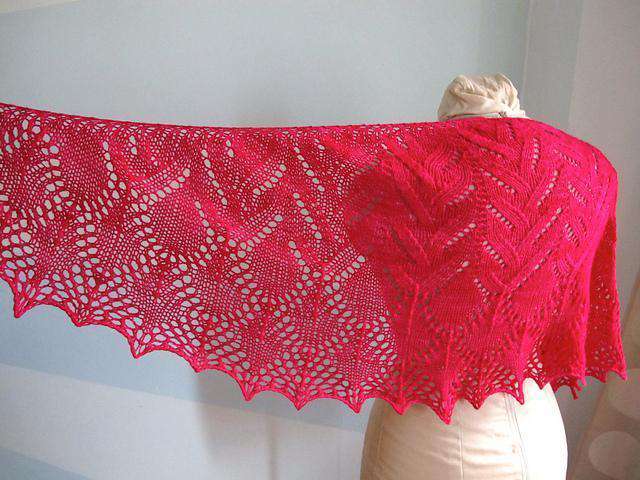 Baah Yarns Miss May Shawlette PATTERN ONLY-Patterns-Baah Yarns-Alpaca Direct