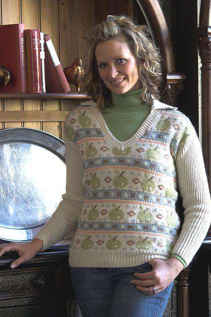 Baby Alpaca DK Woman's Fairisle Pullover and Hat *Pattern*-Patterns-Plymouth Yarn-Alpaca Direct