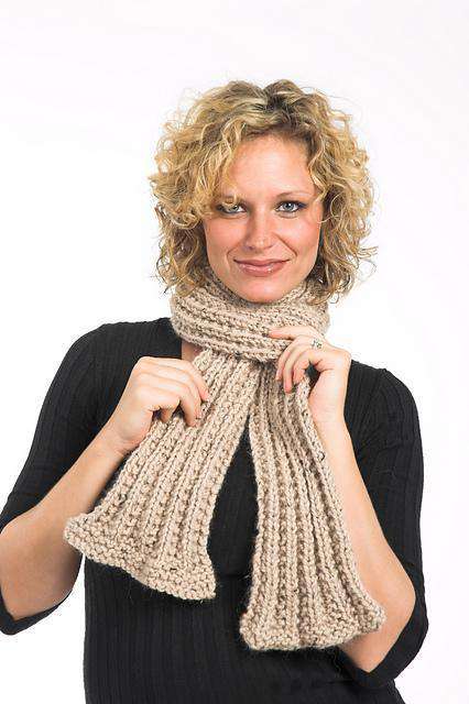 Baby Alpaca Grande Tweed Scarves *Pattern*-Patterns-Plymouth Yarn-Alpaca Direct