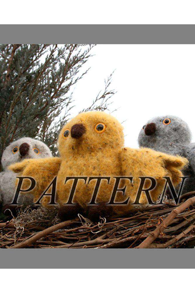 Baby Owl Takes Flight by Debbie Radtke *Pattern*-Patterns-Fiber Trends-Alpaca Direct