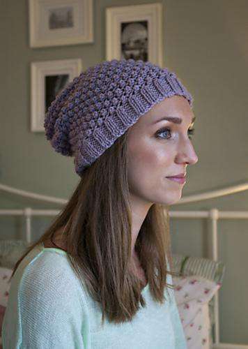 Blackberry Beanie by Sarah Cox *Debbie Bliss Pattern*-Patterns-Debbie Bliss-Alpaca Direct