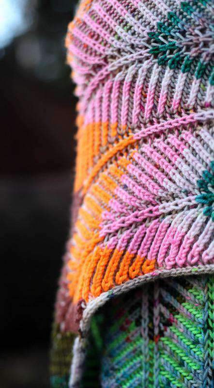 Briochevron Blanket by Stephen West-Patterns-Alpaca Direct-Alpaca Direct