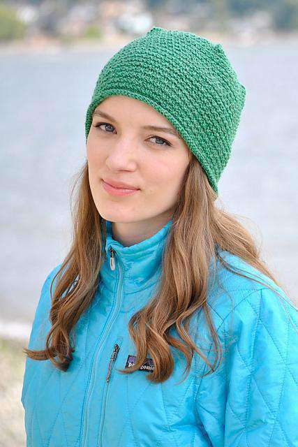 Bristle Cone Beanie by Linda Daniels-Patterns-Skacel-Alpaca Direct