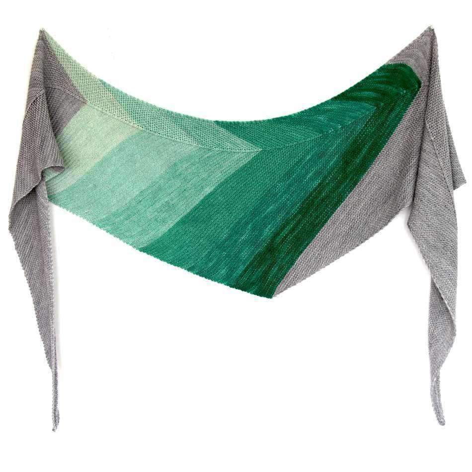 Celadon Shawl by Ambah O&#39;Brien-Patterns-Alpaca Direct-Alpaca Direct