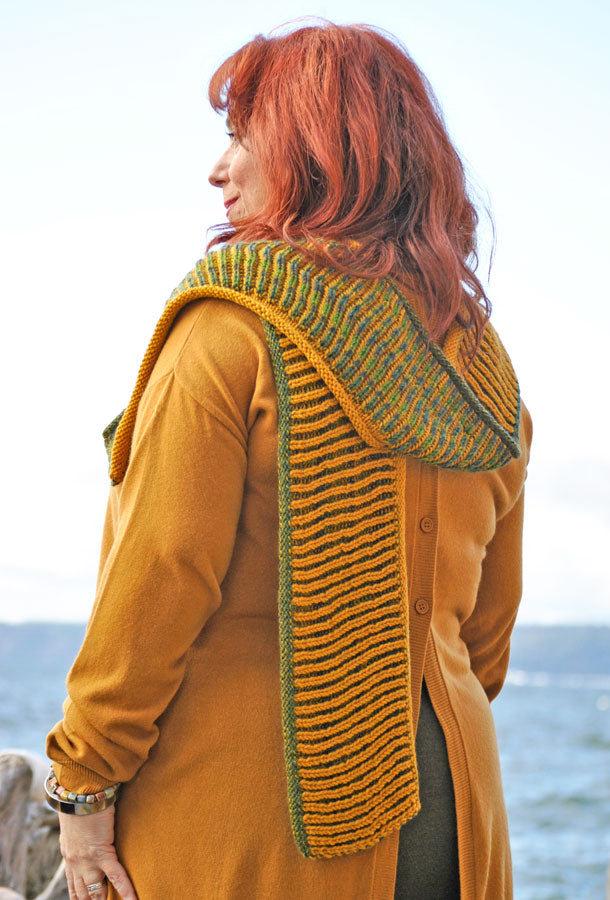 Channeled Colors Brioche Loop &amp; Scarf 2.0 by Marcy New *Skacel Pattern*-Patterns-Skacel-Alpaca Direct