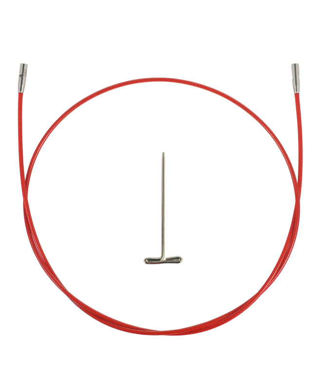 ChiaoGoo Red TWIST Interchangeable Cable 22" (55cm) Secondary image